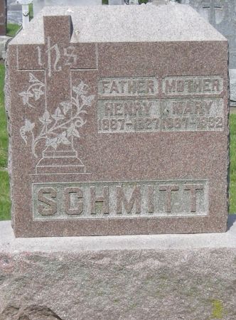 SCHMITT, MARY - Fayette County, Iowa | MARY SCHMITT 