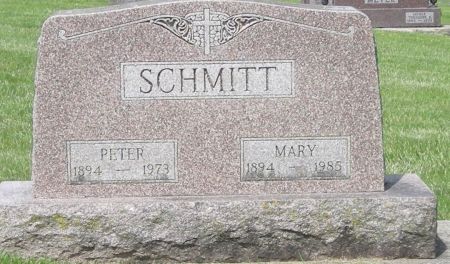 SCHMITT, MARY - Fayette County, Iowa | MARY SCHMITT 