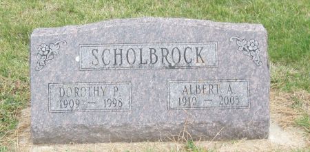 SCHOLBROCK, DOROTHY P - Fayette County, Iowa | DOROTHY P SCHOLBROCK 