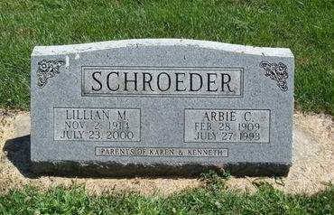 SCHROEDER, LILLIAN M. - Fayette County, Iowa | LILLIAN M. SCHROEDER 