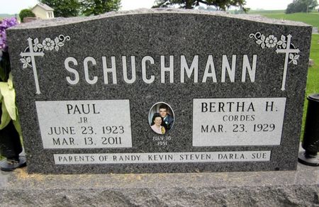 SCHUCHMANN, PAUL - Fayette County, Iowa | PAUL SCHUCHMANN 