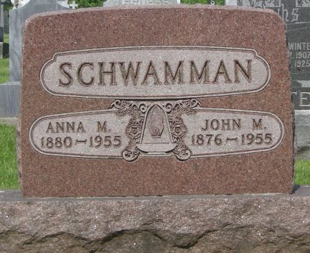 SCHWAMMAN, ANNA M - Fayette County, Iowa | ANNA M SCHWAMMAN 