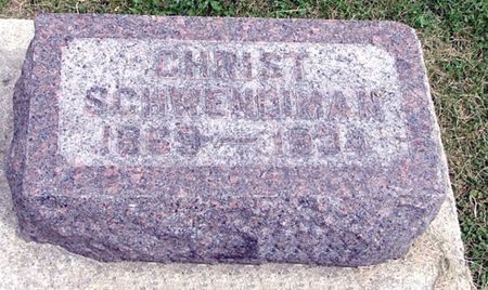 SCHWENDIMAN, CHRIST - Fayette County, Iowa | CHRIST SCHWENDIMAN 