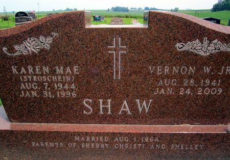 SHAW, VERNON W. JR. - Fayette County, Iowa | VERNON W. JR. SHAW 