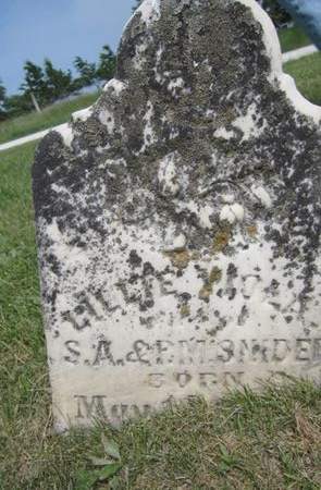 SNIDER, LILLIE - Fayette County, Iowa | LILLIE SNIDER 