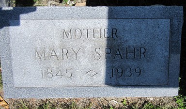 SPAHR, MARY - Fayette County, Iowa | MARY SPAHR 