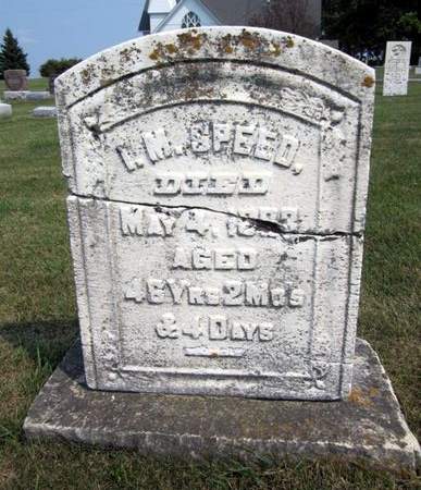 SPEED, I.M. - Fayette County, Iowa | I.M. SPEED 