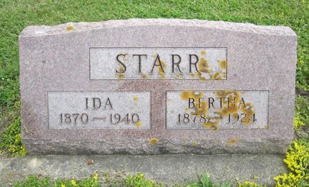 STARR, BERHA - Fayette County, Iowa | BERHA STARR 