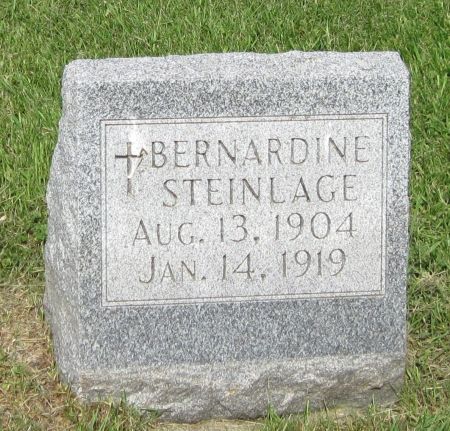 STEINLAGE, BERNARDINE - Fayette County, Iowa | BERNARDINE STEINLAGE 