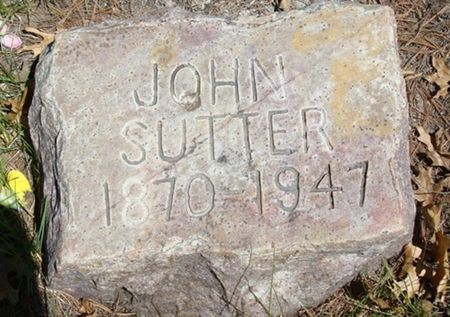 SUTTER, JOHN - Fayette County, Iowa | JOHN SUTTER 