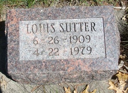 SUTTER, LOUIS - Fayette County, Iowa | LOUIS SUTTER 