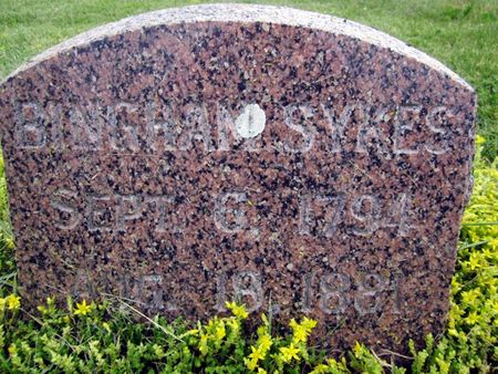 SYKES, BINGHAM - Fayette County, Iowa | BINGHAM SYKES 