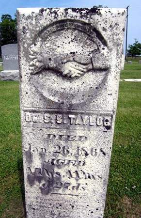 TAYLOR, DR. SILAS SOULE - Fayette County, Iowa | DR. SILAS SOULE TAYLOR 