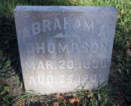 THOMPSON, ABRAHAM A. - Fayette County, Iowa | ABRAHAM A. THOMPSON 