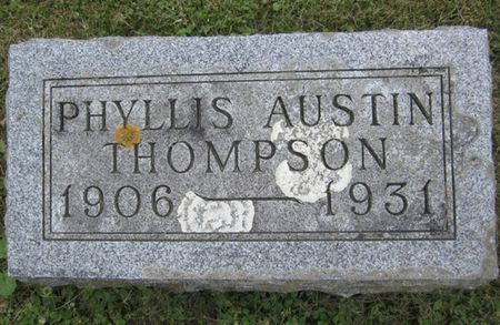THOMPSON, PHYLLIS - Fayette County, Iowa | PHYLLIS THOMPSON 