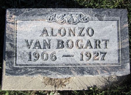 VAN BOGART, ALONZO - Fayette County, Iowa | ALONZO VAN BOGART 