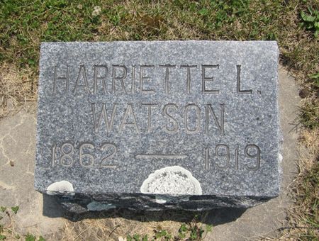 WATSON, HARRIETTE L. - Fayette County, Iowa | HARRIETTE L. WATSON 
