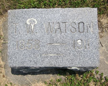 WATSON, T.W. - Fayette County, Iowa | T.W. WATSON 