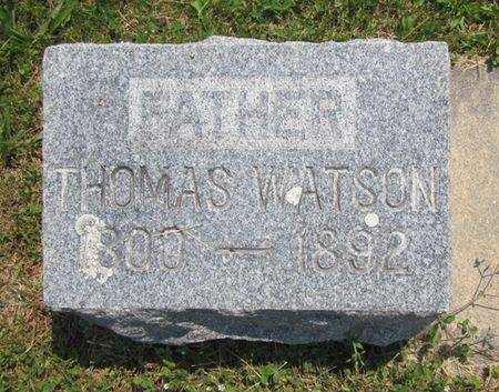 WATSON, THOMAS - Fayette County, Iowa | THOMAS WATSON 