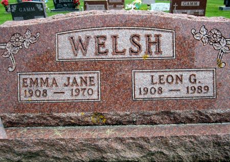 WELSH, EMMA JANE - Fayette County, Iowa | EMMA JANE WELSH 