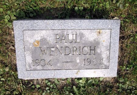 WENDRICH, PAUL - Fayette County, Iowa | PAUL WENDRICH 