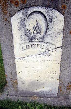 WETHERBEE, LOUISA - Fayette County, Iowa | LOUISA WETHERBEE 
