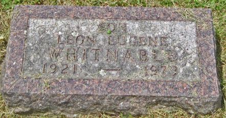 WHITNABLE, LEON EUGENE - Fayette County, Iowa | LEON EUGENE WHITNABLE 