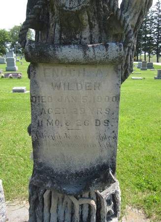 WILDER, ENOCH A. - Fayette County, Iowa | ENOCH A. WILDER 