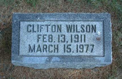 WILSON, CLIFTON - Fayette County, Iowa | CLIFTON WILSON 