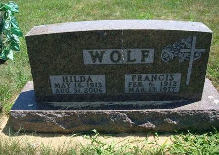 WOLF, HILDA MARIE - Fayette County, Iowa | HILDA MARIE WOLF 