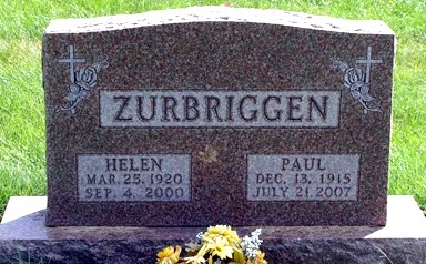 ZURBRIGGEN, HELEN - Fayette County, Iowa | HELEN ZURBRIGGEN 