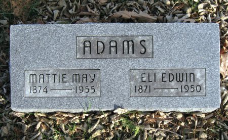 ADAMS, ELI EDWIN - Floyd County, Iowa | ELI EDWIN ADAMS 