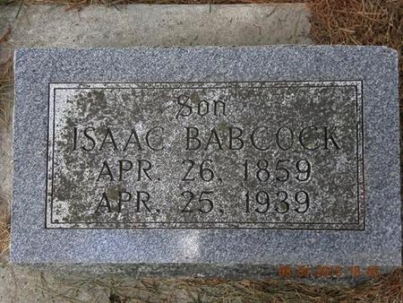 BABCOCK, ISAAC - Floyd County, Iowa | ISAAC BABCOCK 
