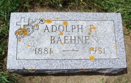 BAEHNE, ADOLPH F. - Floyd County, Iowa | ADOLPH F. BAEHNE 