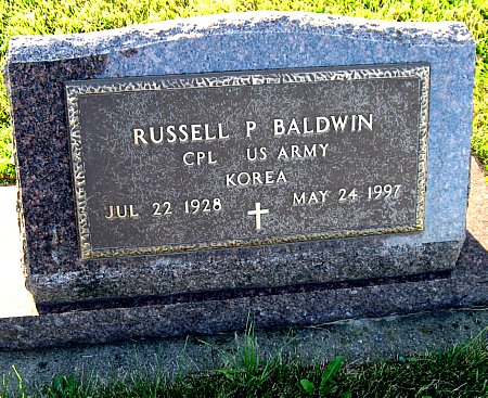 BALDWIN, RUSSELL P. (MIL.) - Floyd County, Iowa | RUSSELL P. (MIL.) BALDWIN 