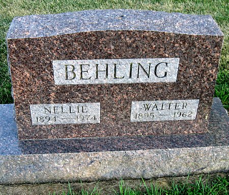 BEHLING, NELLIE - Floyd County, Iowa | NELLIE BEHLING 