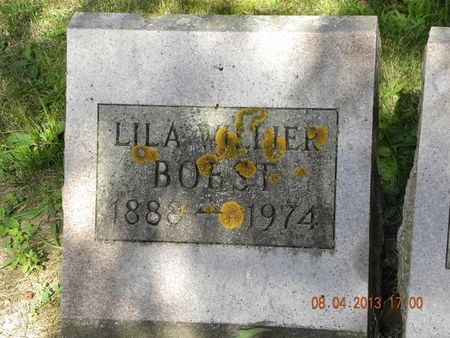 WILLIER BOBST, LILA - Floyd County, Iowa | LILA WILLIER BOBST 