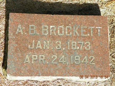 BROCKETT, A. B. - Floyd County, Iowa | A. B. BROCKETT 