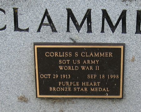 CLAMMER, CORLISS S. (MIL) - Floyd County, Iowa | CORLISS S. (MIL) CLAMMER 