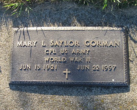 SAYLOR CORMAN, MARY L. - Floyd County, Iowa | MARY L. SAYLOR CORMAN 