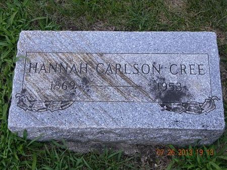 CARLSON CREE, HANNAH - Floyd County, Iowa | HANNAH CARLSON CREE 