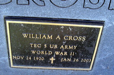 CROSS, WILLIAM A. (MIL) - Floyd County, Iowa | WILLIAM A. (MIL) CROSS 