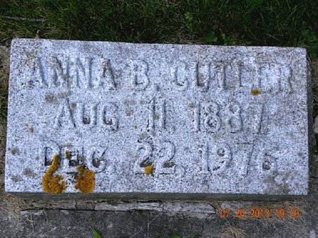 CUTLER, ANNA B. - Floyd County, Iowa | ANNA B. CUTLER 