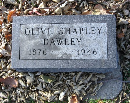 SHAPLEY DAWLEY, OLIVE - Floyd County, Iowa | OLIVE SHAPLEY DAWLEY 