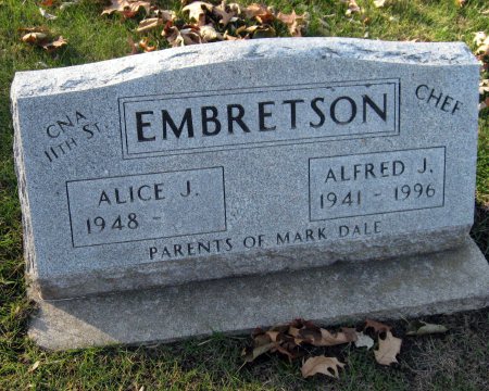 EMBRETSON, ALFRED J. - Floyd County, Iowa | ALFRED J. EMBRETSON 