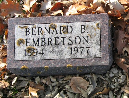 EMBRETSON, BERNARD B. - Floyd County, Iowa | BERNARD B. EMBRETSON 