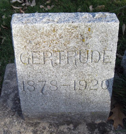 EVANS, GERTRUDE - Floyd County, Iowa | GERTRUDE EVANS 