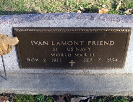 FRIEND, IVAN LAMONT (MIL) - Floyd County, Iowa | IVAN LAMONT (MIL) FRIEND 