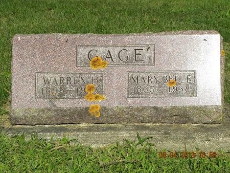 GAGE, MARY BELLE - Floyd County, Iowa | MARY BELLE GAGE 