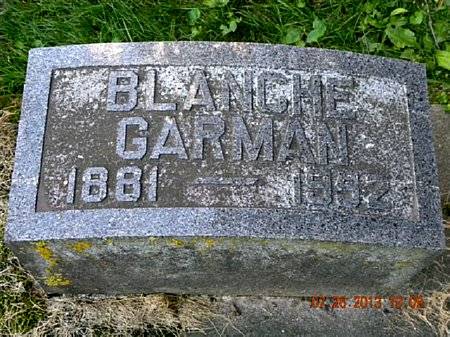 GARMAN, BLANCHE - Floyd County, Iowa | BLANCHE GARMAN 